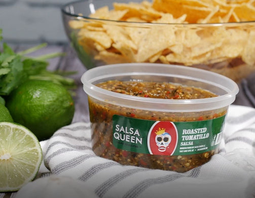 Roasted Tomatillo - Salsa Queen