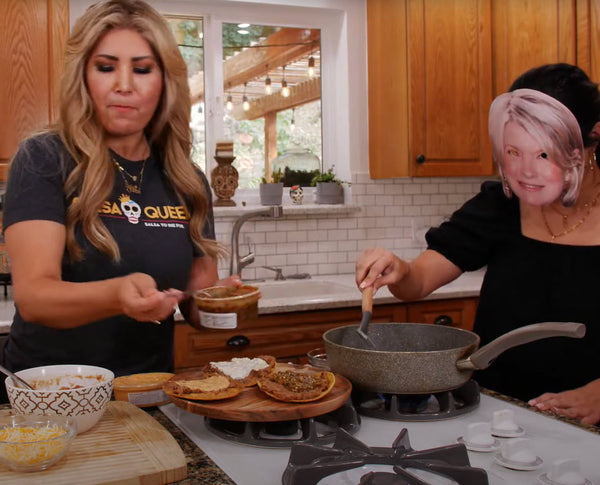 Breakfast Tostadas with Snoop and Martha