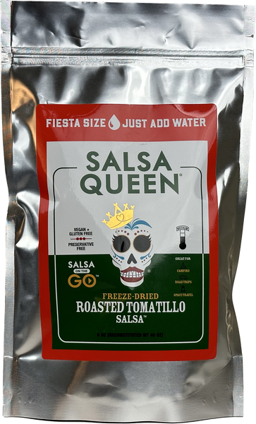 Roasted Tomatillo Fiesta Size | Big 8oz Zesty Flavor – Salsa Queen